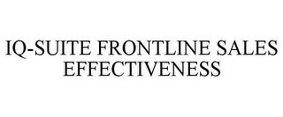 IQ-SUITE FRONTLINE SALES EFFECTIVENESS