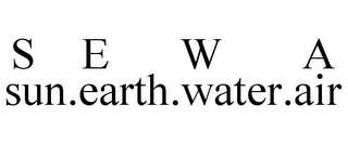 S E W A SUN.EARTH.WATER.AIR