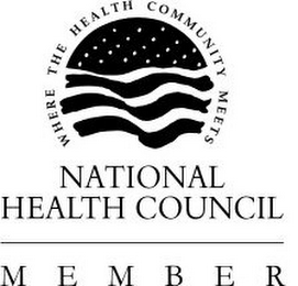 NATIONAL HEALTH COUNCIL WHERE THE HEALTH COMMUNITY MEETS MEMBER