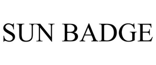 SUN BADGE