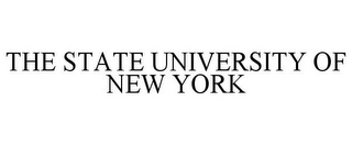 THE STATE UNIVERSITY OF NEW YORK