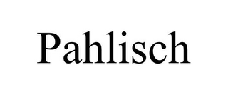 PAHLISCH