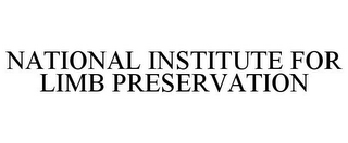 NATIONAL INSTITUTE FOR LIMB PRESERVATION