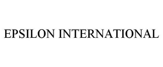 EPSILON INTERNATIONAL