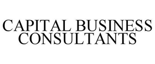 CAPITAL BUSINESS CONSULTANTS