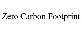 ZERO CARBON FOOTPRINT