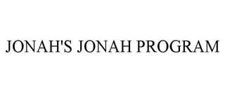 JONAH'S JONAH PROGRAM