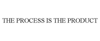 THE PROCESS IS THE PRODUCT