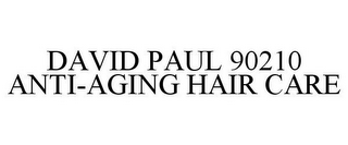 DAVID BROWN 90210 ANTI-AGING HAIR CARE