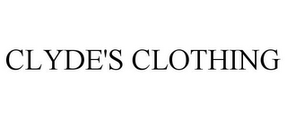 CLYDE'S CLOTHING