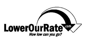 LOWEROURRATE. COM HOW LOW CAN YOU GO?