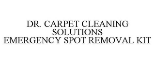 DR. CARPET CLEANING SOLUTIONS EMERGENCY SPOT REMOVAL KIT