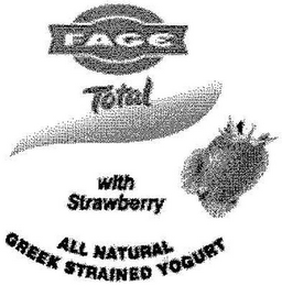 FAGE TOTAL WITH STRAWBERRY ALL NATURAL GREEK STRAINED YOGURT