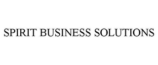 SPIRIT BUSINESS SOLUTIONS