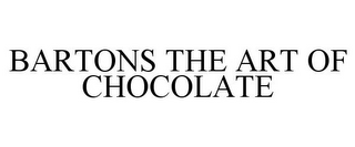 BARTONS THE ART OF CHOCOLATE