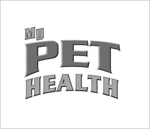 MY PET HEALTH