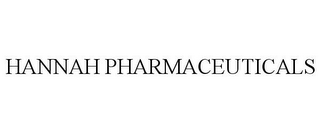 HANNAH PHARMACEUTICALS