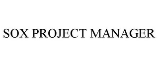 SOX PROJECT MANAGER