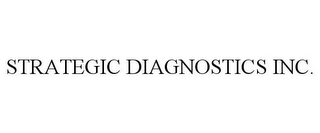 STRATEGIC DIAGNOSTICS INC.