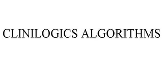 CLINILOGICS ALGORITHMS