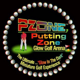 PZONE PUTTING ZONE GLOW GOLF ARENA THE ULTIMATE... "GLOW IN THE DARK" MINIATURE GOLF EXPERIENCE