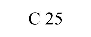 C 25