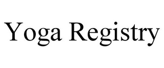 YOGA REGISTRY