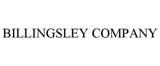 BILLINGSLEY COMPANY