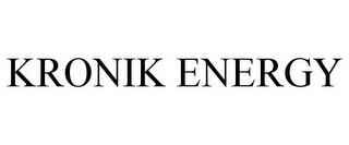 KRONIK ENERGY