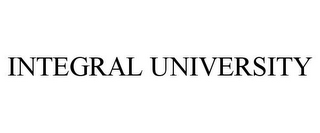 INTEGRAL UNIVERSITY