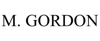 M. GORDON