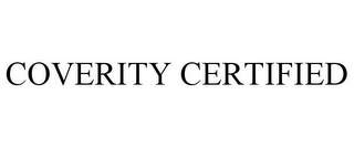 COVERITY CERTIFIED