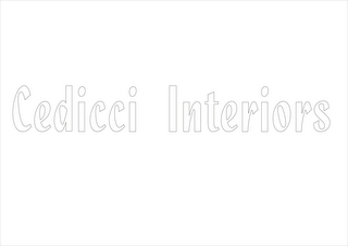 CEDICCI INTERIORS