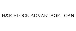 H&R BLOCK ADVANTAGE LOAN