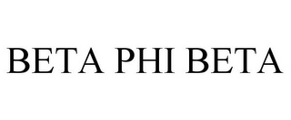 BETA PHI BETA