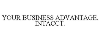 YOUR BUSINESS ADVANTAGE. INTACCT.