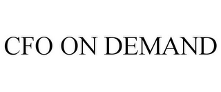 CFO ON DEMAND