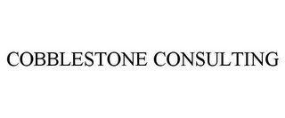 COBBLESTONE CONSULTING