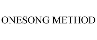 ONESONG METHOD