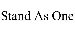 STAND AS ONE