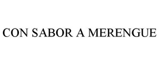 CON SABOR A MERENGUE