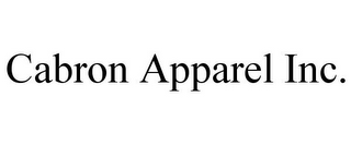 CABRON APPAREL INC.