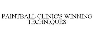 PAINTBALL CLINIC'S WINNING TECHNIQUES