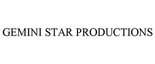 GEMINI STAR PRODUCTIONS