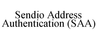 SENDIO ADDRESS AUTHENTICATION (SAA)