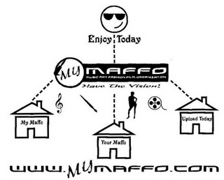 ENJOY TODAY MY MAFFO MUSIC ART FASHION FILM ORGANIZATION HAVE THE VISION! MY MAFFO YOUR MAFFO UPLOAD TODAY WWW.MYMAFFO.COM