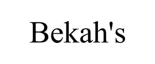 BEKAH'S