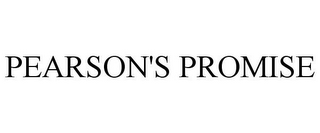 PEARSON'S PROMISE