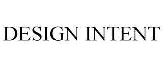 DESIGN INTENT