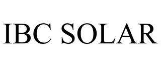 IBC SOLAR